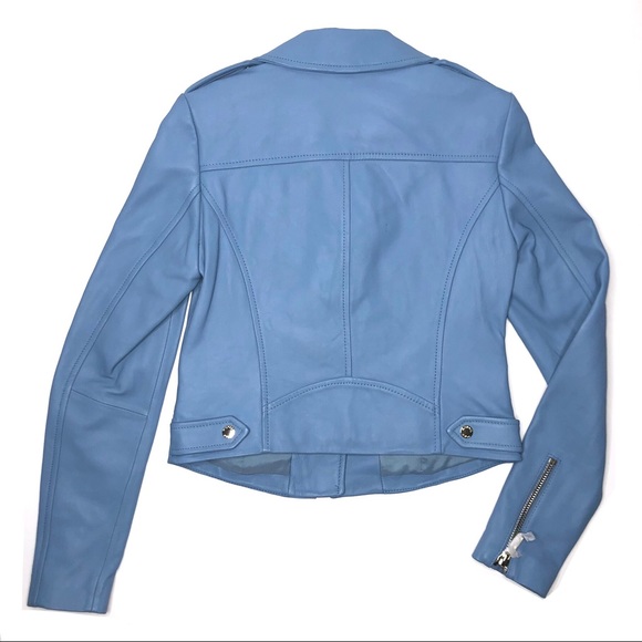 MICHAEL KORS LEATHER MOTO JACKET - Picture 4 of 7